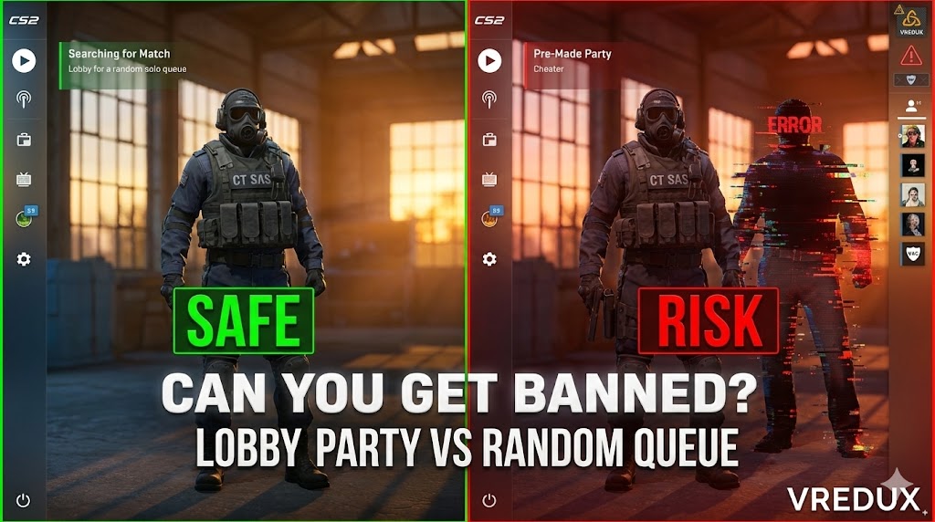 can you get banned for playing with a cheater cs2